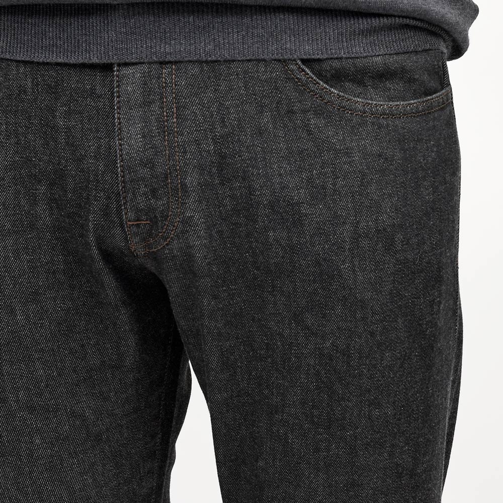 PT TORINO DENIM(ピーティートリノデニム)BREAKBEAT コットンカシミヤストレッチ レギュラーブラックデニムパンツ/CP6310