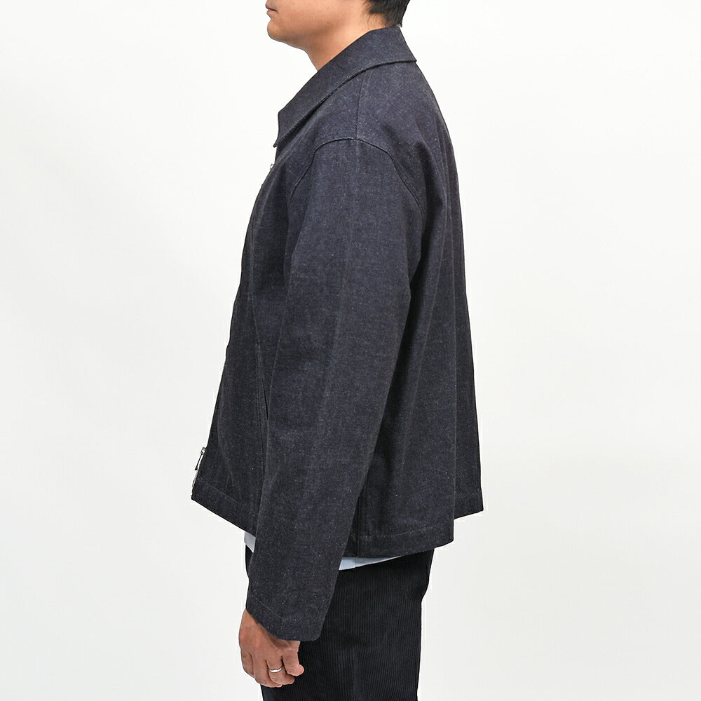 MACKINTOSH(マッキントッシュ)BIRGHAM コットン ワンウォッシュデニム ジップアップブルゾン