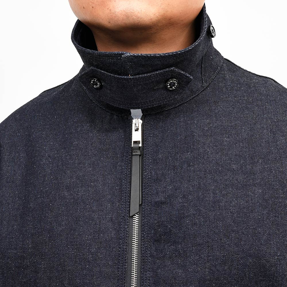 MACKINTOSH(マッキントッシュ)BIRGHAM コットン ワンウォッシュデニム ジップアップブルゾン
