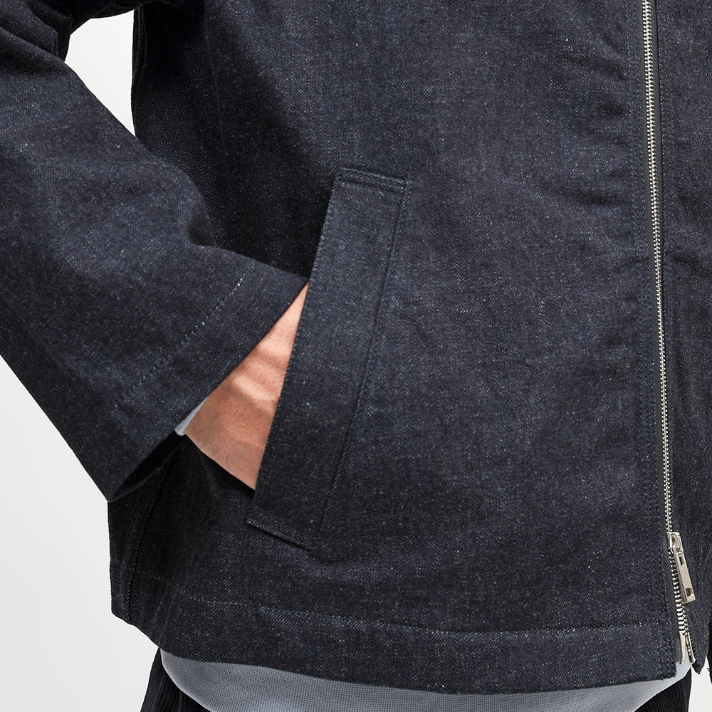 MACKINTOSH(マッキントッシュ)BIRGHAM コットン ワンウォッシュデニム ジップアップブルゾン