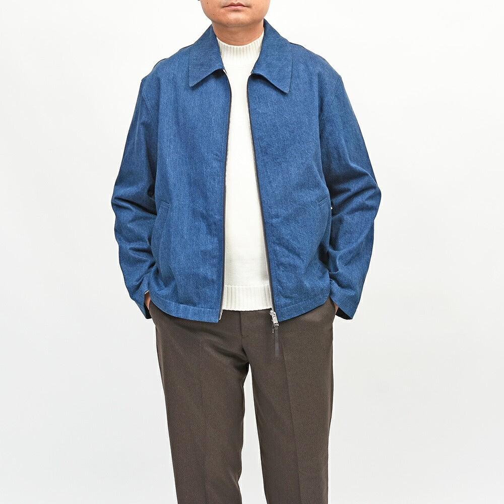 MACKINTOSH(マッキントッシュ)BIRGHAM コットン ウォッシュドデニム ジップアップブルゾン