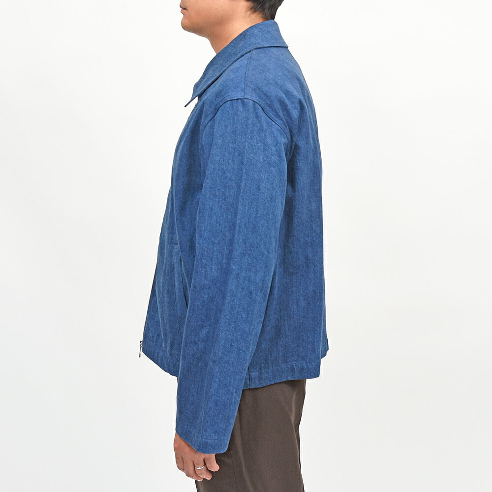 MACKINTOSH(マッキントッシュ)BIRGHAM コットン ウォッシュドデニム ジップアップブルゾン