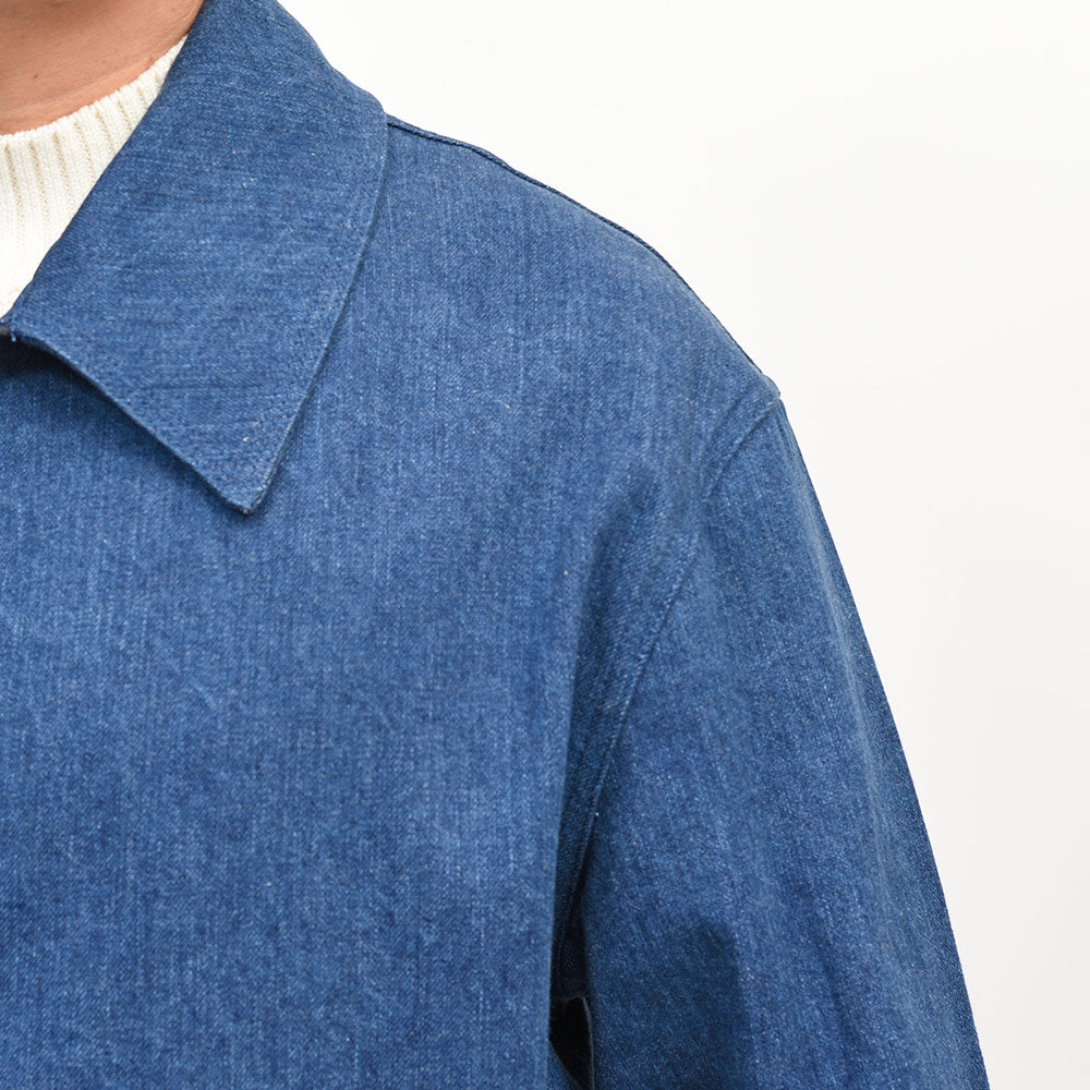 MACKINTOSH(マッキントッシュ)BIRGHAM コットン ウォッシュドデニム ジップアップブルゾン