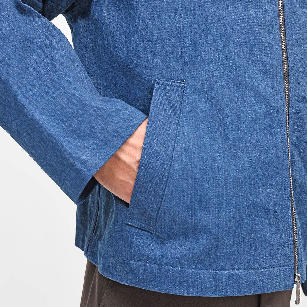 MACKINTOSH(マッキントッシュ)BIRGHAM コットン ウォッシュドデニム ジップアップブルゾン