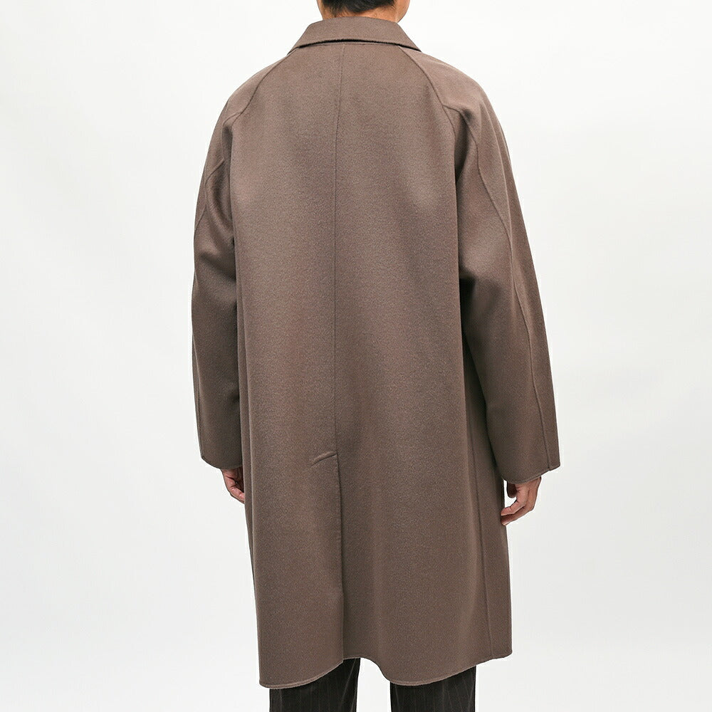 BARACUTA(バラクータ)G12 ウールカシミヤ ライトフランネル ステンカラーコート