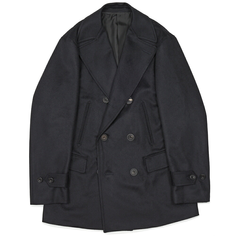 Fumiya Hirano LONDON(フミヤヒラノロンドン)PCOAT ウールカシミヤ フランネル Pコート