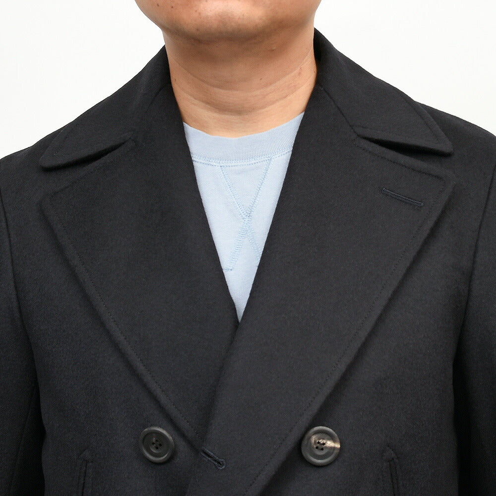 Fumiya Hirano LONDON(フミヤヒラノロンドン)PCOAT ウールカシミヤ フランネル Pコート