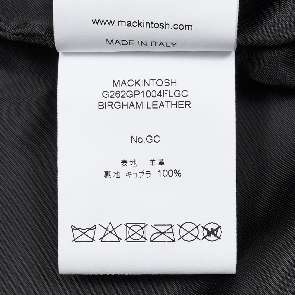 MACKINTOSH(マッキントッシュ)BIRGHAM LEATHER シープスキン ジップアップレザーブルゾン
