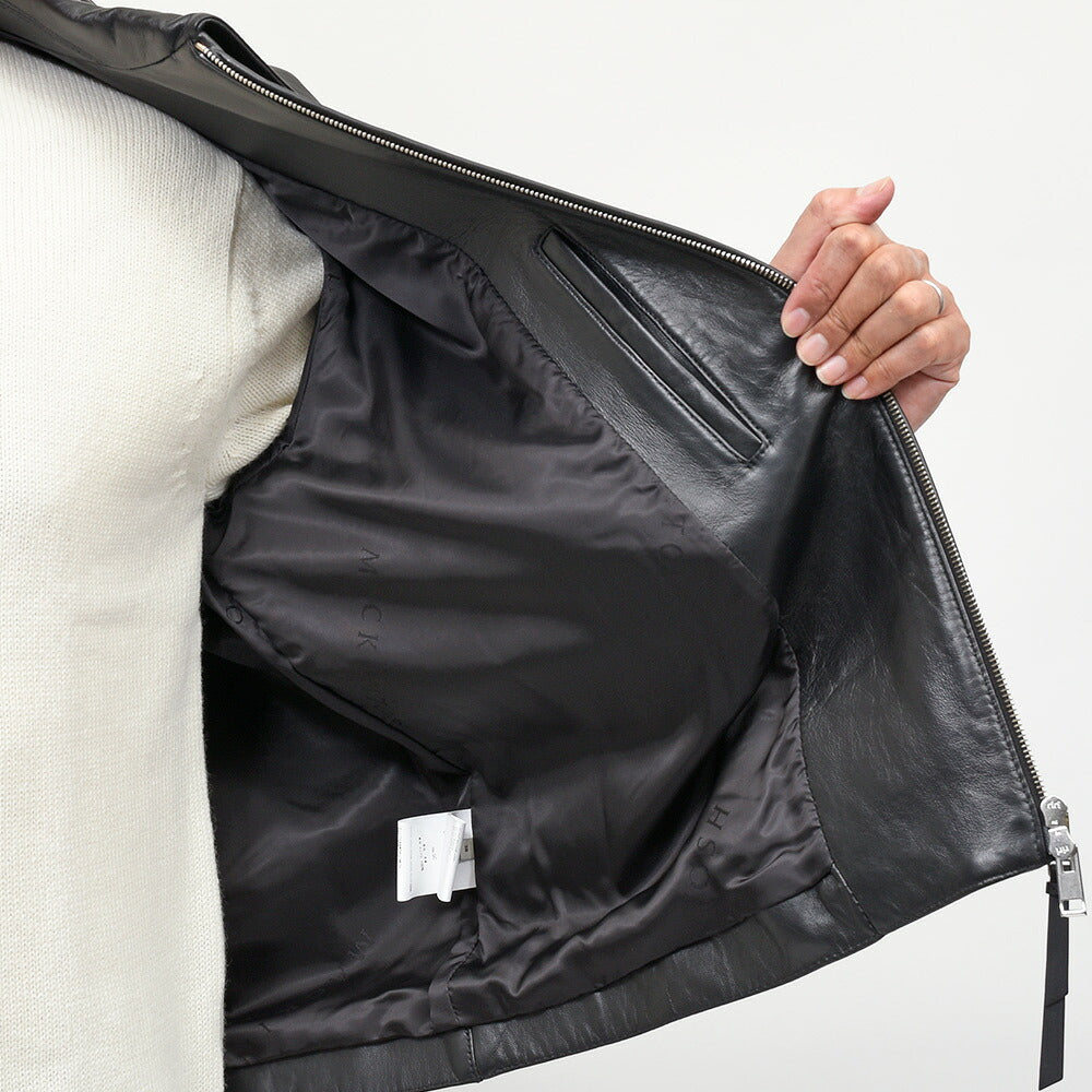 MACKINTOSH(マッキントッシュ)BIRGHAM LEATHER シープスキン ジップアップレザーブルゾン