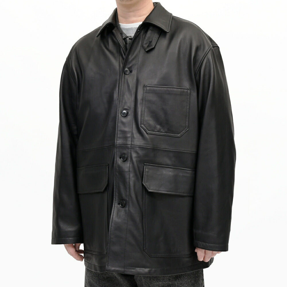 garoh(ガロウ)coat05 ラムレザー カーコート