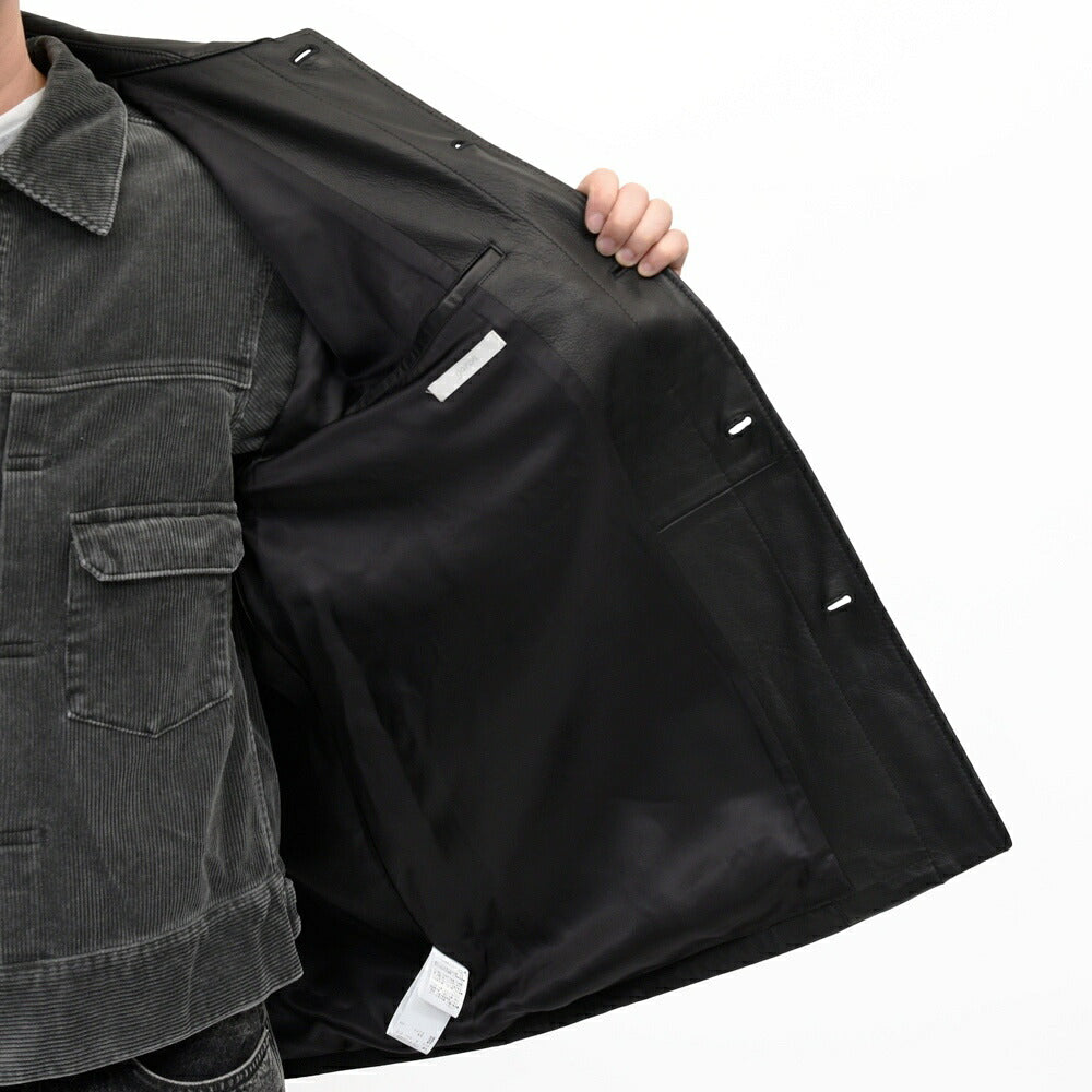 garoh(ガロウ)coat05 ラムレザー カーコート