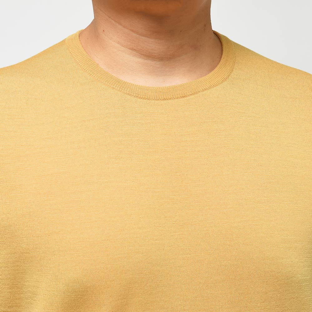 JOHN SMEDLEY ジョンスメドレー KERSHAW メリノウール 30ゲージ クルーネック ニット MODERN FIT