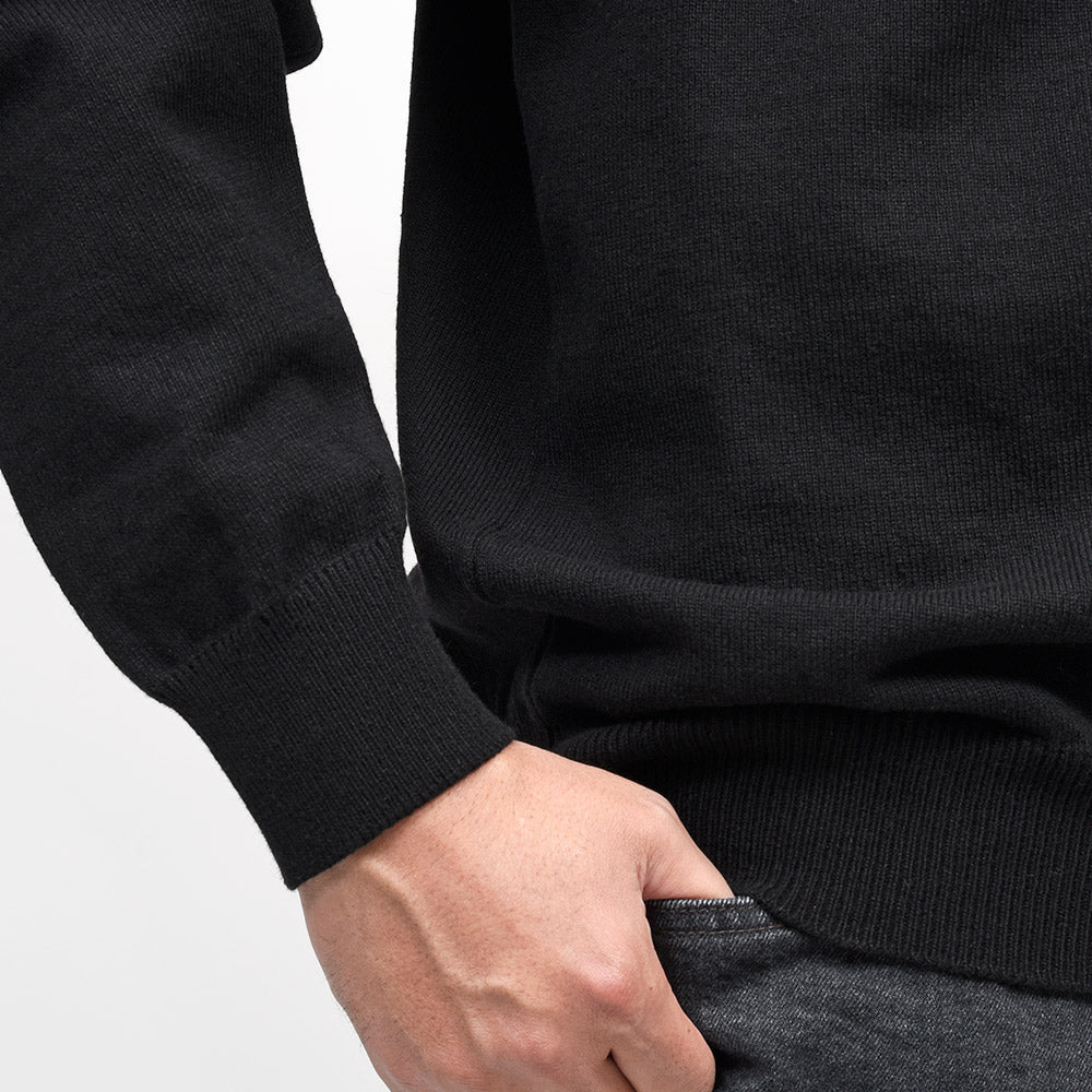 Yonetomi(ヨネトミ)RIGID CASHMERE SWEATER Crew Neck Pullover リジッドカシミヤ クルーネックニット