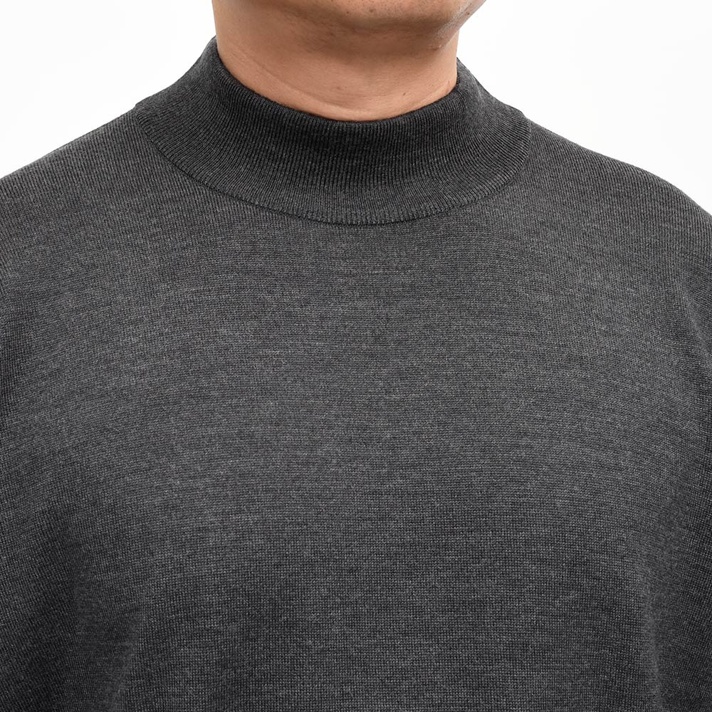 JOHN SMEDLEY(ジョンスメドレー)A4546 エクストラファインメリノウール 24ゲージ モックネックニット