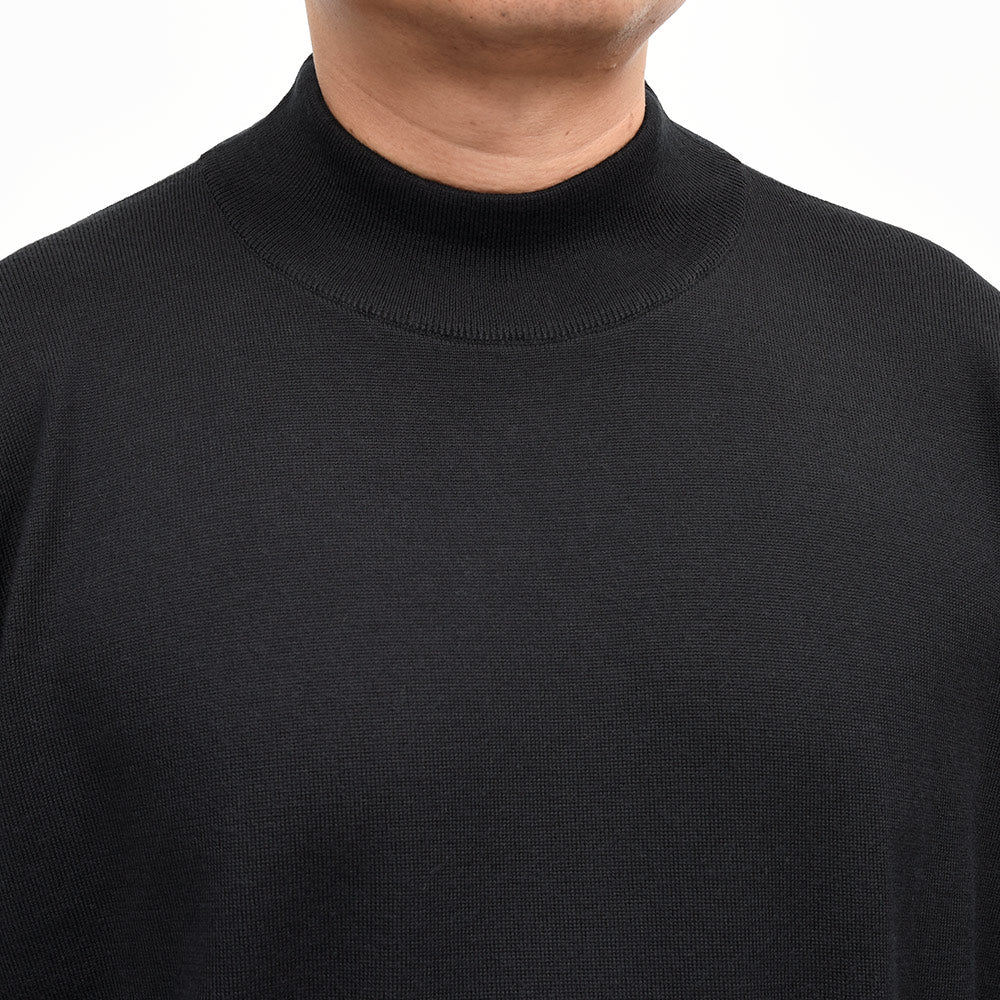 JOHN SMEDLEY(ジョンスメドレー)A4546 エクストラファインメリノウール 24ゲージ モックネックニット