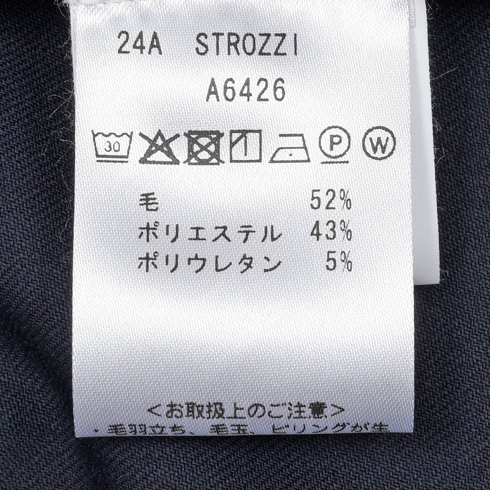 giabsarchivio(ジャブスアルキヴィオ)STROZZI テクノウール セットアップ対応 シングルジャケット A6426