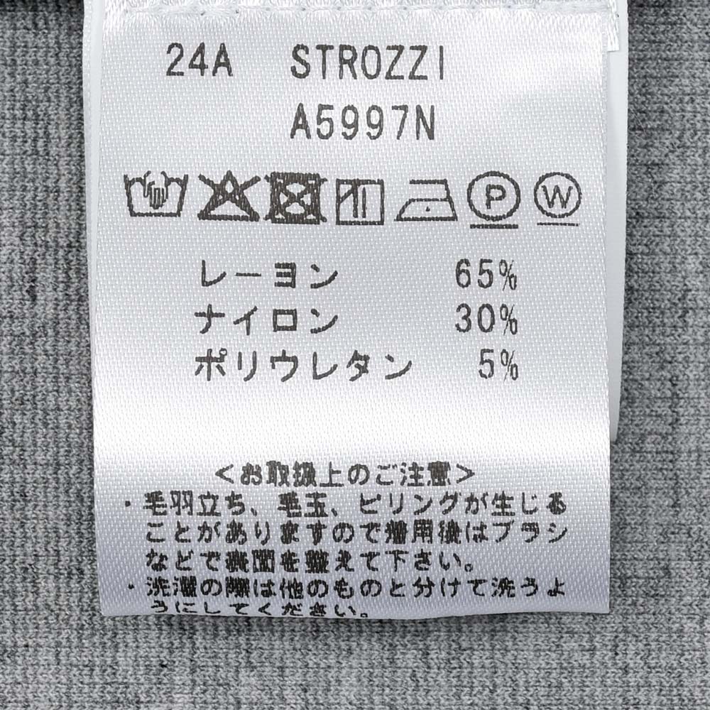 giabsarchivio(ジャブスアルキヴィオ)STROZZI ウォッシャブルジャージー セットアップ対応 シングルジャケット A5997N