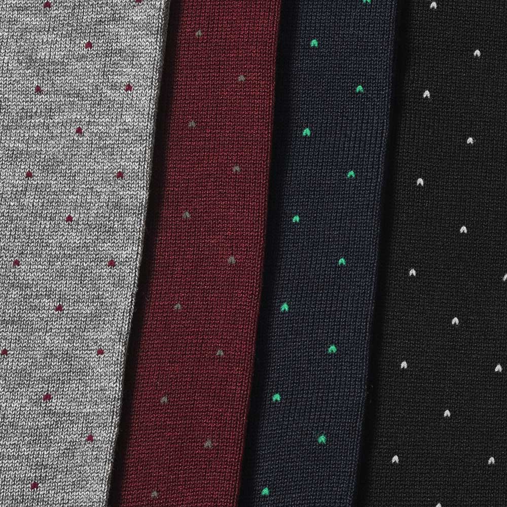 Pantherella パンセレラ GADSBURY コットン ナイロン ピンドット ソックス