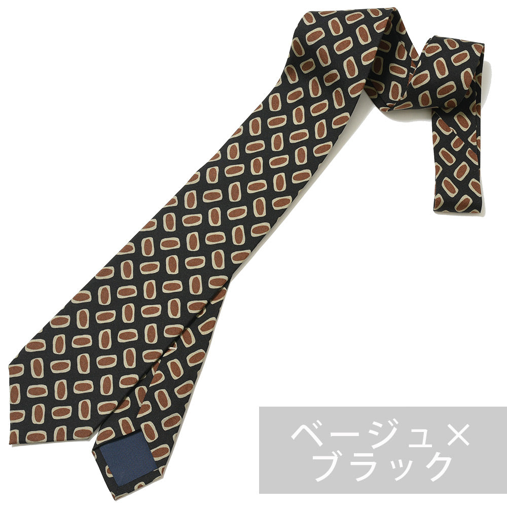 STILE LATINO スティレ ラティーノ シルク ツイル 小紋 タイ