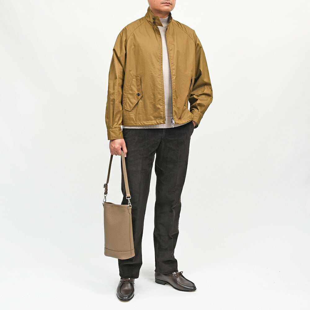 ACATE(アカーテ)VIALE カーフ シュリンクレザー コンパクトバケットバッグ