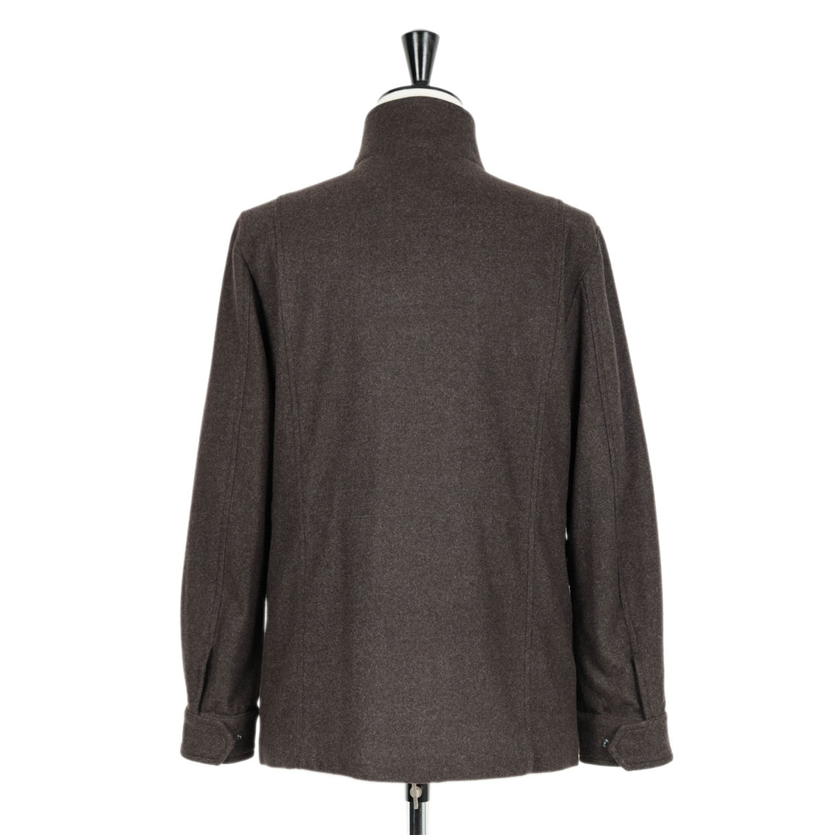 DORIANI(ドリアーニ) / Super 180's ウール M-65ブルゾン ダブルジップ/A373 T125N/DARK BROWN