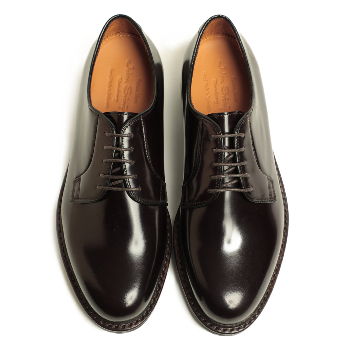 Jalan Sriwijaya ジャラン スリウァヤ プレーントゥ シューズ ハイシャイン HI SHINE 1663 98348 BORDO ボルドー