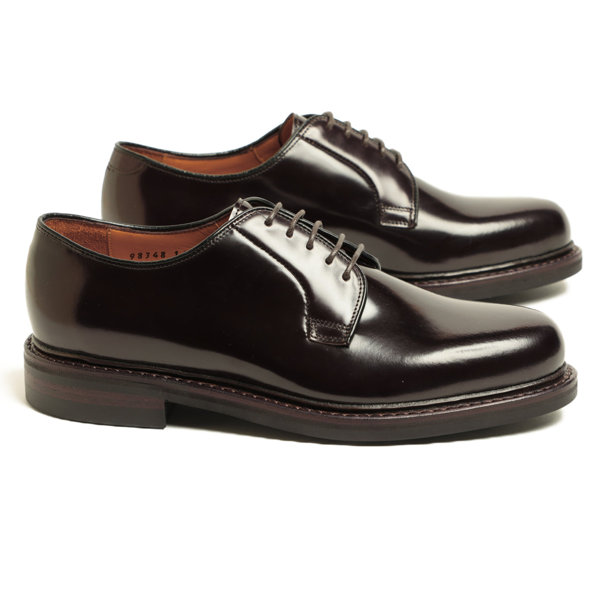 Jalan Sriwijaya ジャラン スリウァヤ プレーントゥ シューズ ハイシャイン HI SHINE 1663 98348 BORDO ボルドー