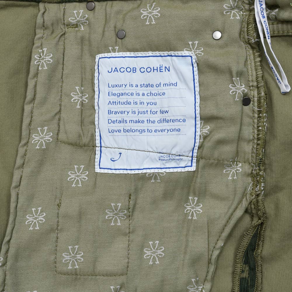 JACOB COHEN(ヤコブコーエン) SCOTTスコット コットンレーヨンコーデュロイカモフラージュキャロットフィットクロップドパンツ 226-22632 53046023052