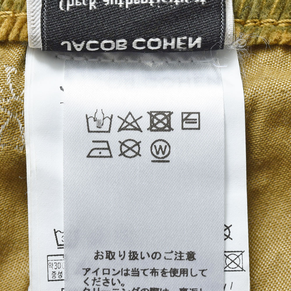 JACOB COHEN(ヤコブコーエン) SCOTTスコット コットンレーヨンコーデュロイカモフラージュキャロットフィットクロップドパンツ 226-22632 53046023052
