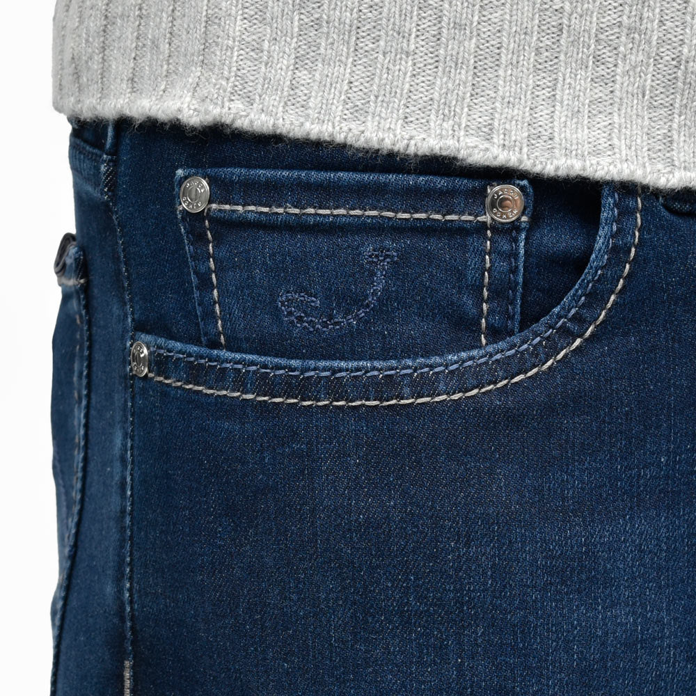 JACOB COHEN(ヤコブコーエン) BARDバード PREMIUM EDITION ウォッシュドコットンセルロースストレッチスリムテーパードデニム 226-32399 53055039052