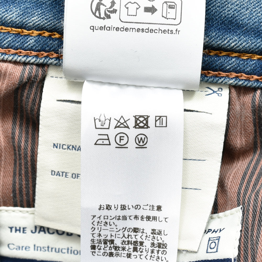 JACOB COHEN(ヤコブコーエン) NICKニック ウォッシュドコットンストレッチスリムテーパードデニム 226-42212 53056037052