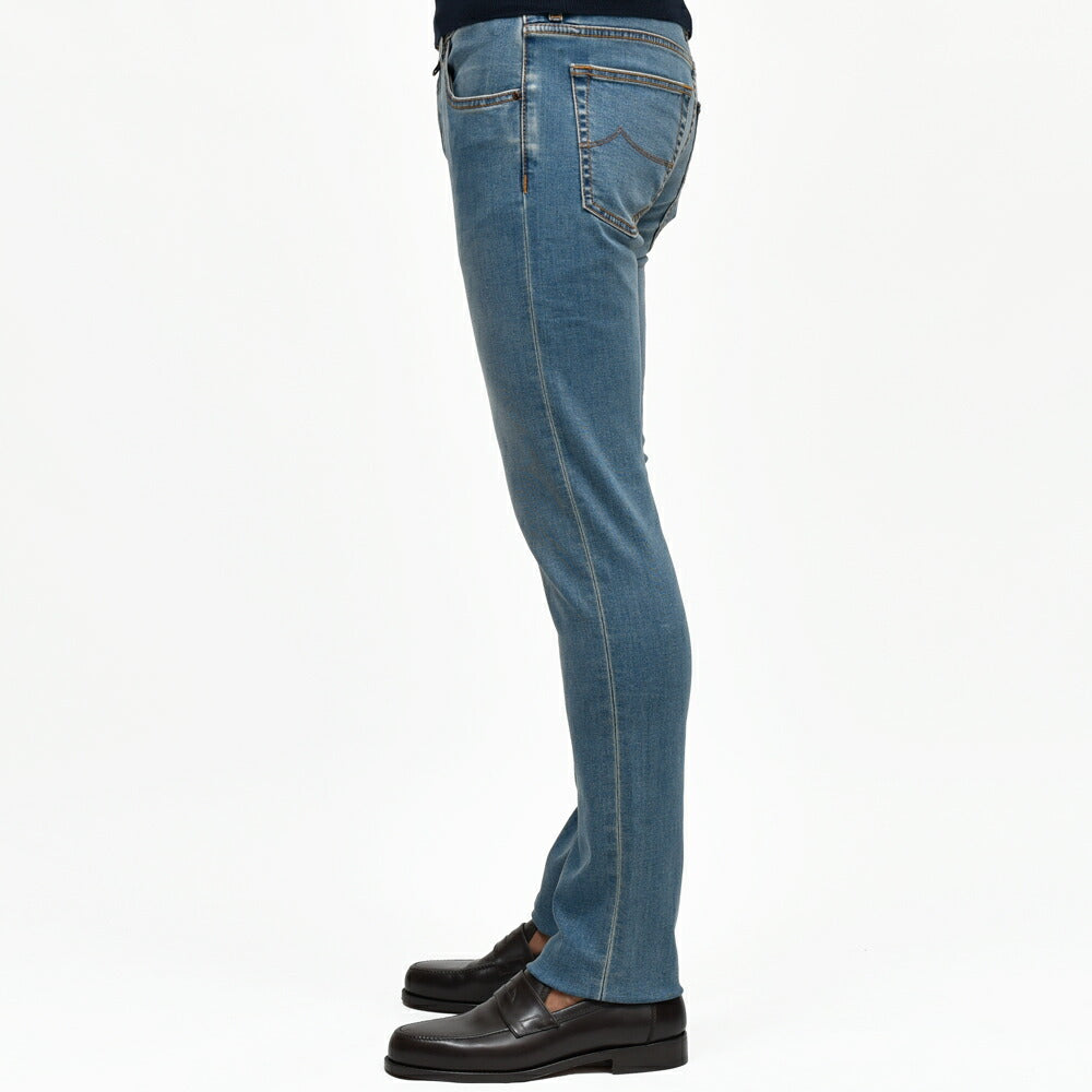 JACOB COHEN(ヤコブコーエン) NICKニック ウォッシュドコットンストレッチスリムテーパードデニム 226-42212 53056037052