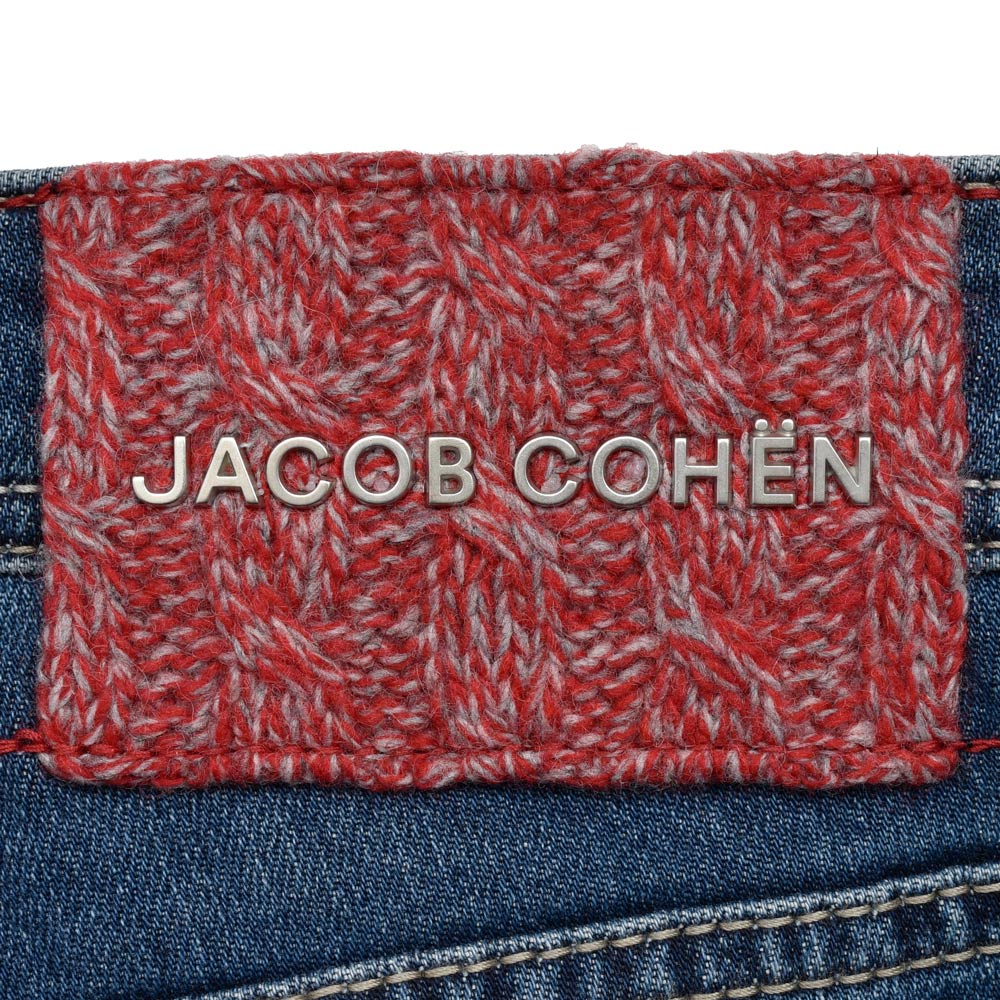 JACOB COHEN(ヤコブコーエン) NICKニック Apres-ski ウォッシュドコットンカシミヤストレッチスリムテーパードデニム 226-42509 53056045052