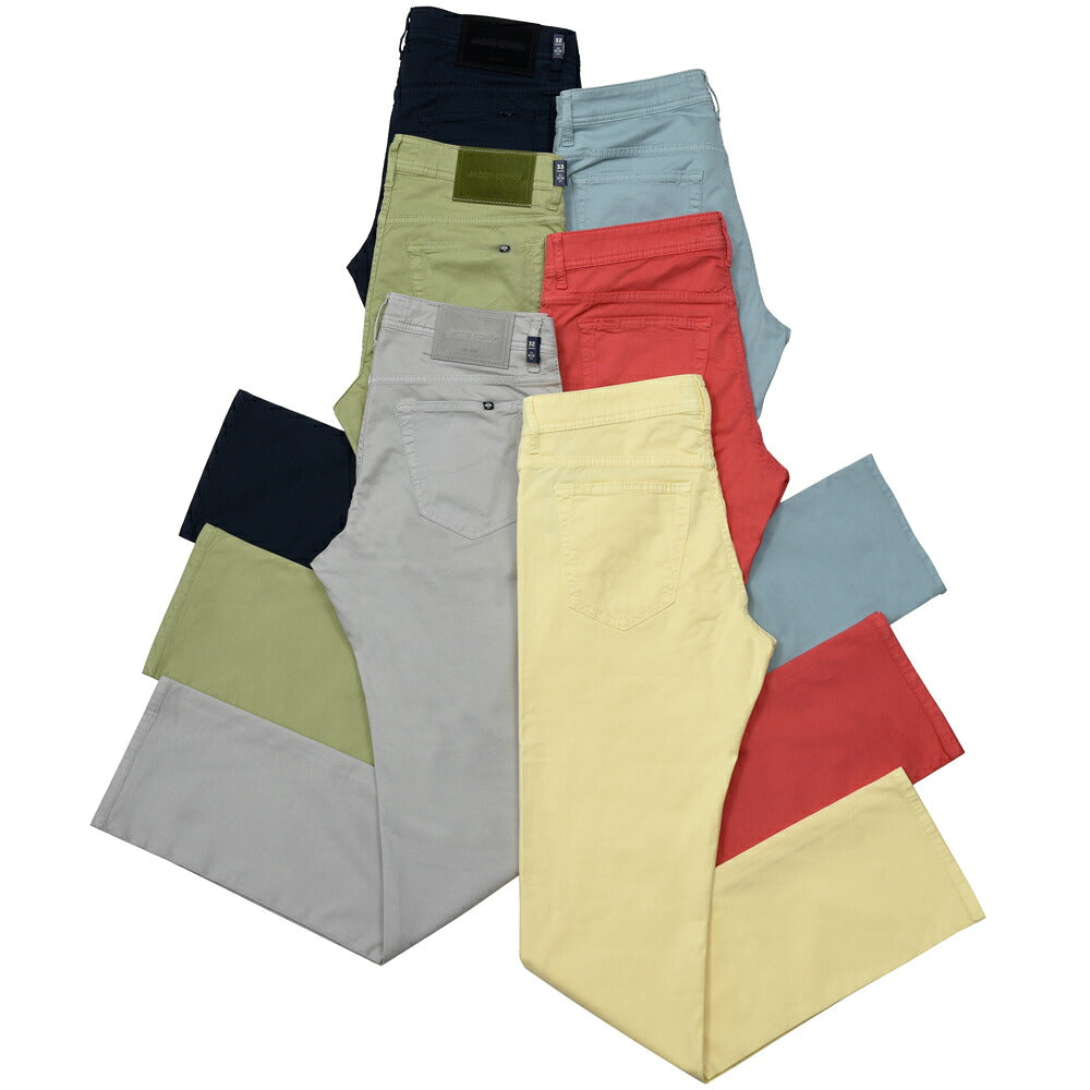 JACOB COHEN(ヤコブコーエン) BARDバード ガーメントダイストレッチコットンリヨセルツイルテーパードパンツ 226-52896 53065005052