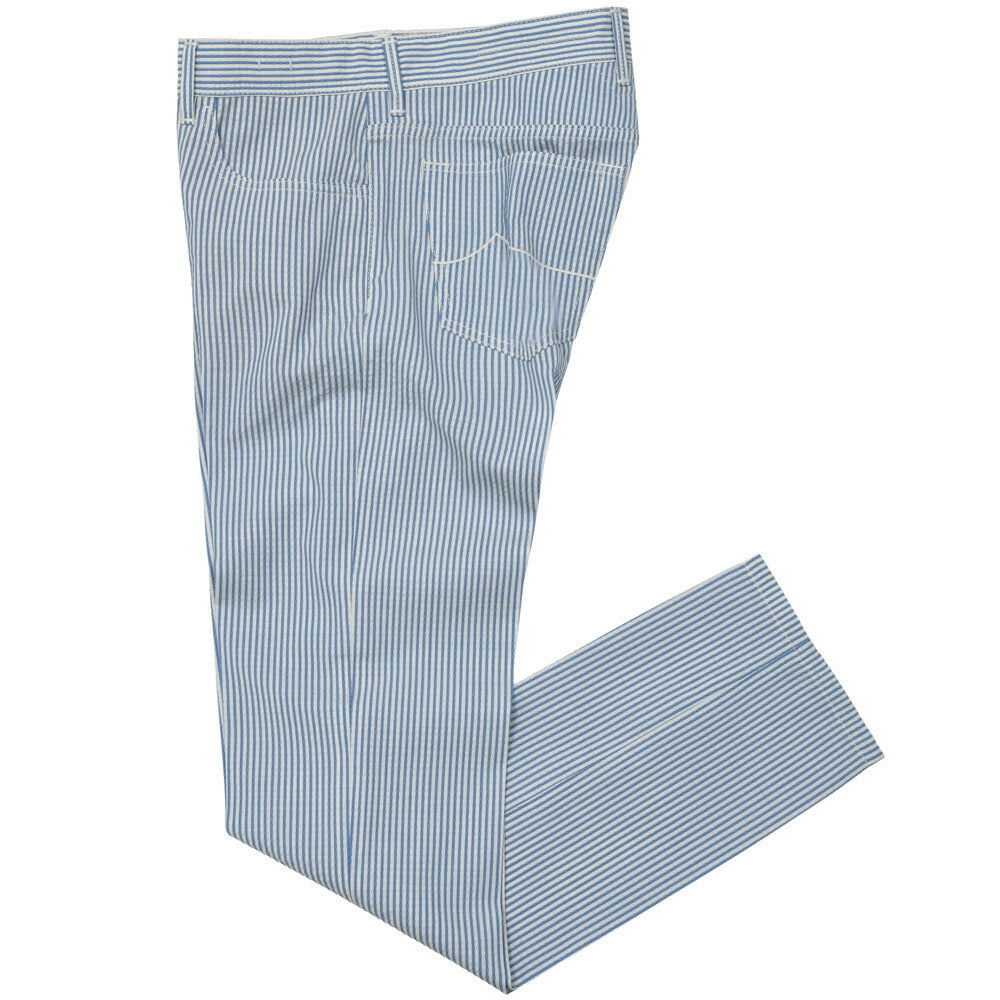JACOB COHEN(ヤコブコーエン) BARDバード Resort Collection ウールシアサッカースリムテーパードストライプパンツ 226-52942 53065022052
