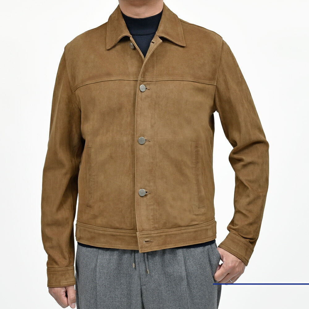 JACOB COHEN(ヤコブコーエン ラムスエードレザーブルゾン 247-37801 54255001052