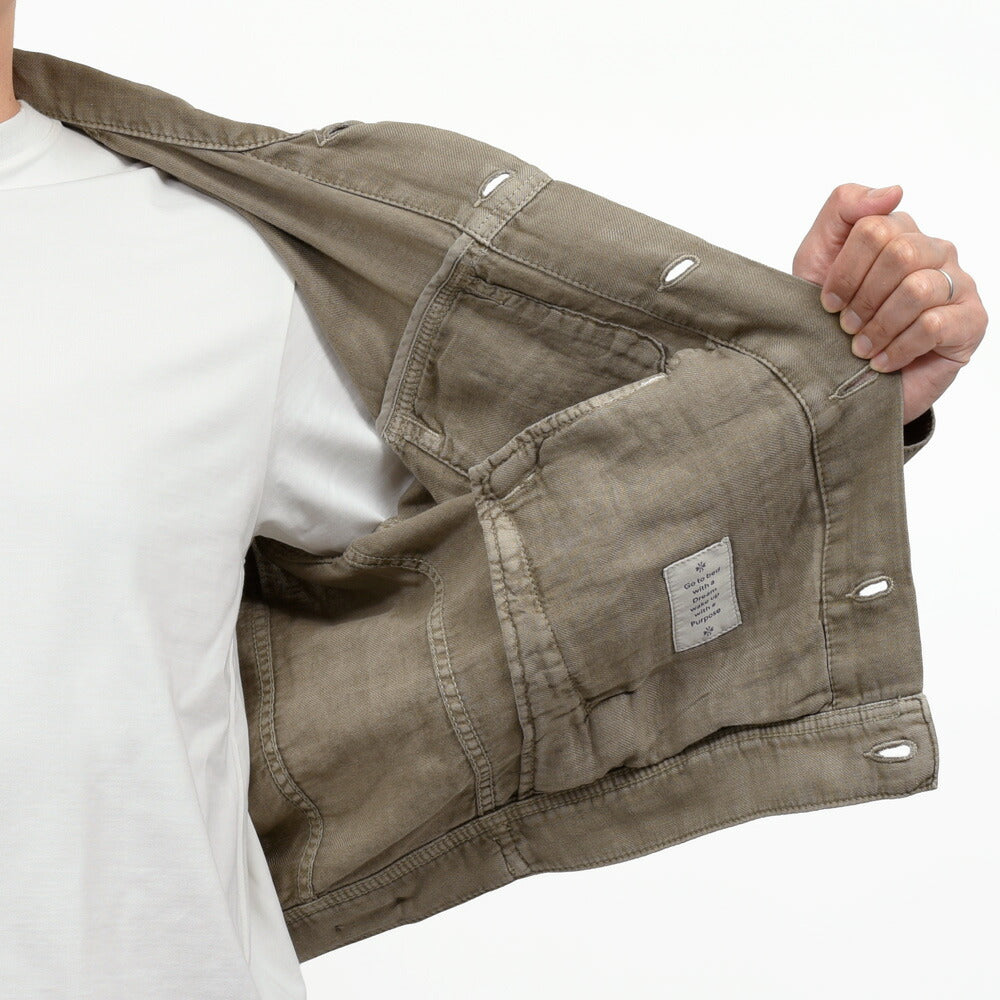 JACOB COHEN(ヤコブコーエン) Resort Collection リネントラッカージャケット 226-51830 57065000052