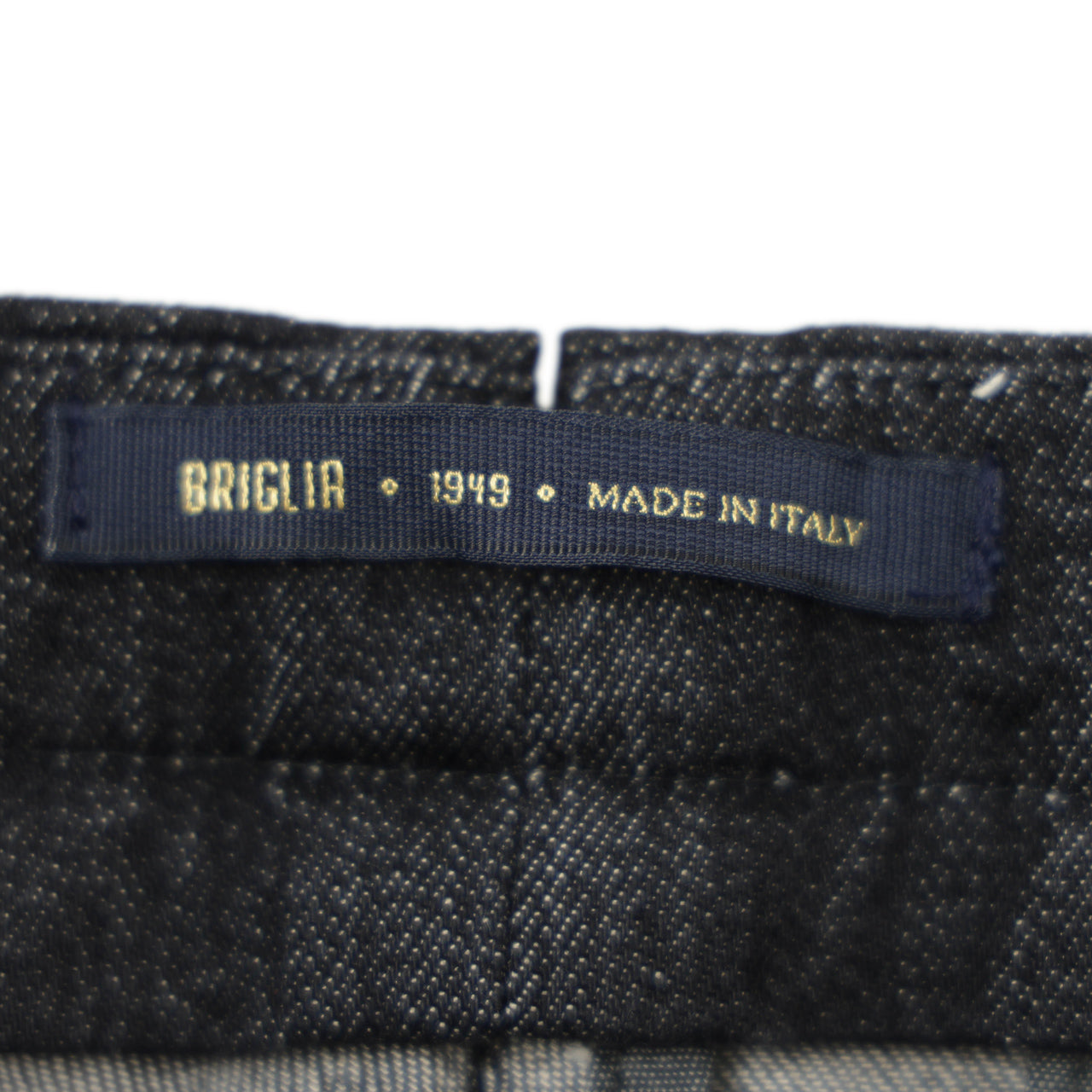 BRIGLIA 1949(ブリリア 1949) / BG02 2プリーツ テーパード ブラックデニムパンツ / 400169 0041