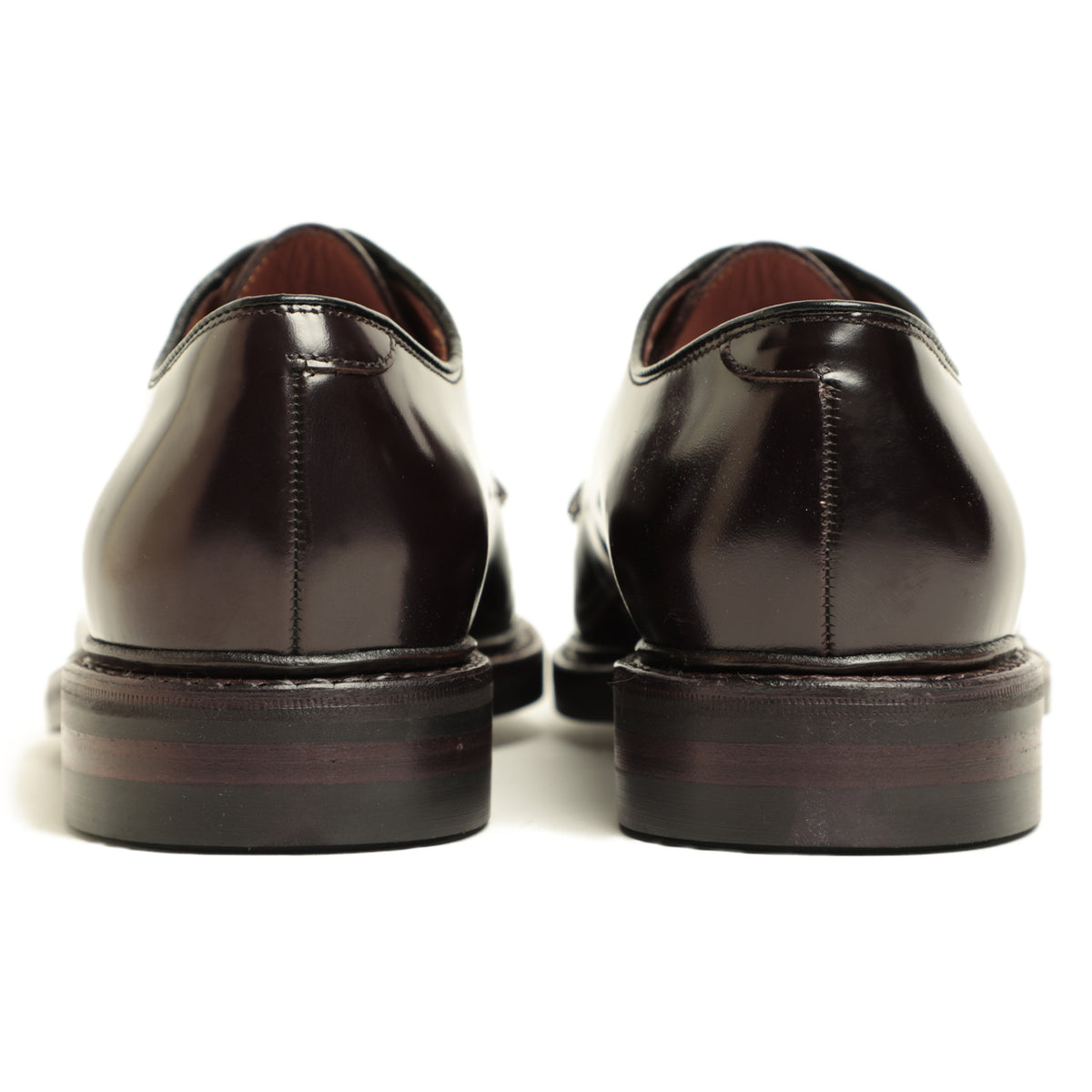 Jalan Sriwijaya ジャラン スリウァヤ プレーントゥ シューズ ハイシャイン HI SHINE 1663 98348 BORDO ボルドー