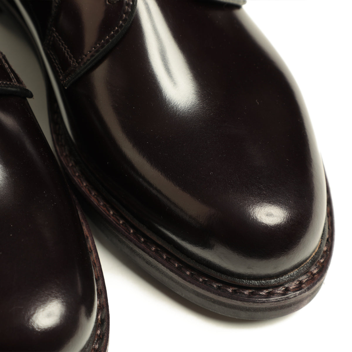 Jalan Sriwijaya ジャラン スリウァヤ プレーントゥ シューズ ハイシャイン HI SHINE 1663 98348 BORDO ボルドー