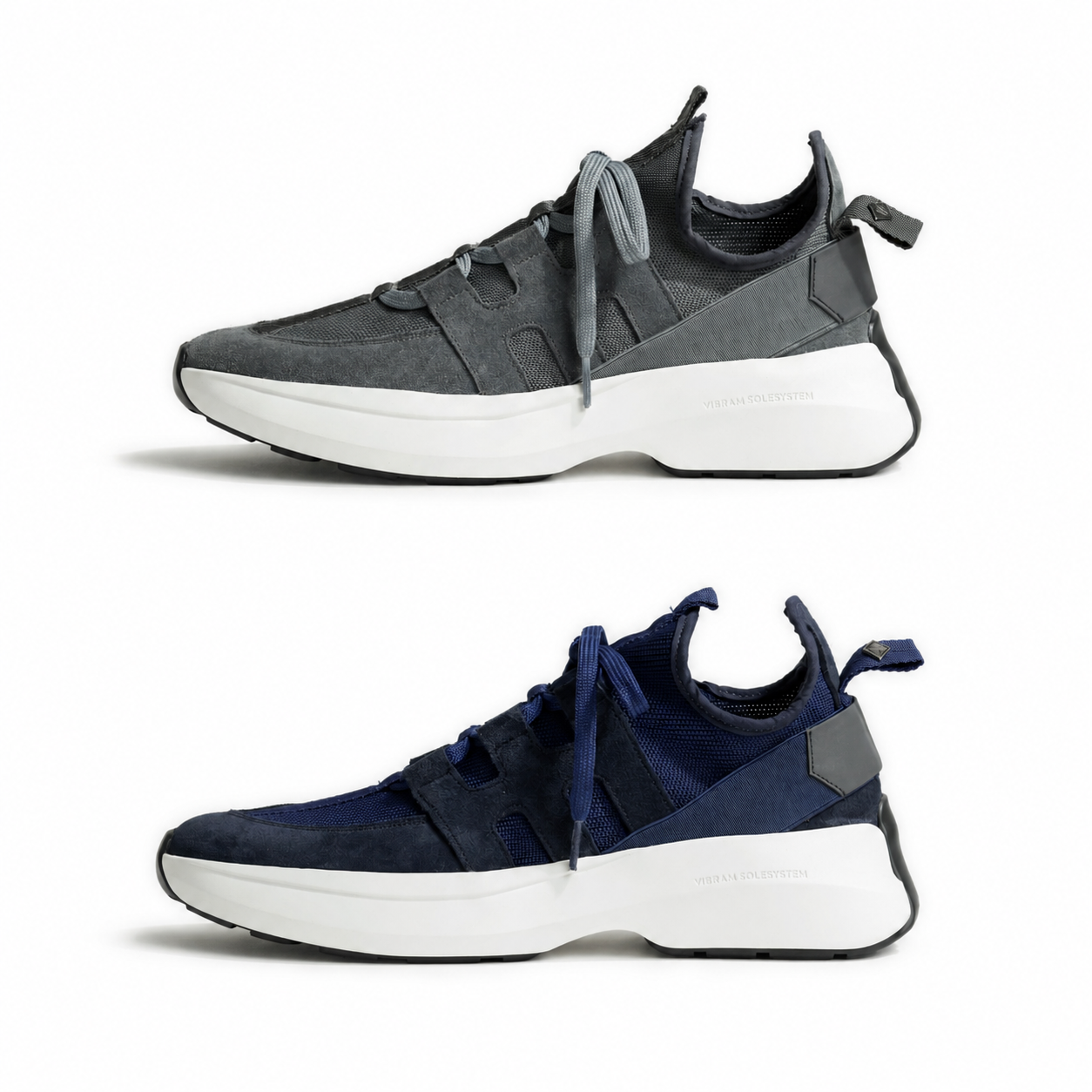 WH(ダブルエイチ) / ヒロシツボウチ×干場義雅 ニット スエード スニーカー Vibram/WH-0124S