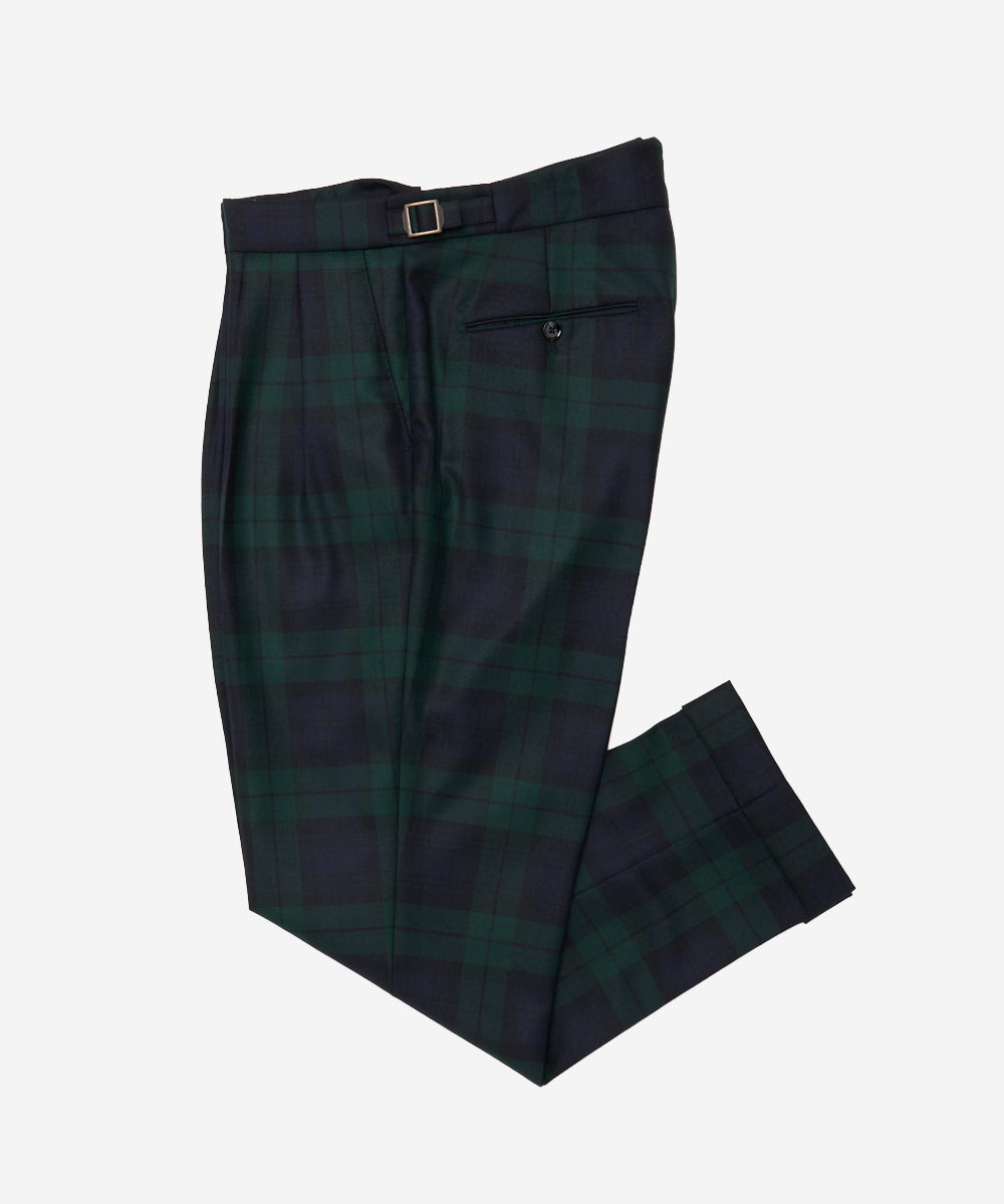 SCOTCH ブラックウォッチチェック アジャスター付きパンツ AM1260