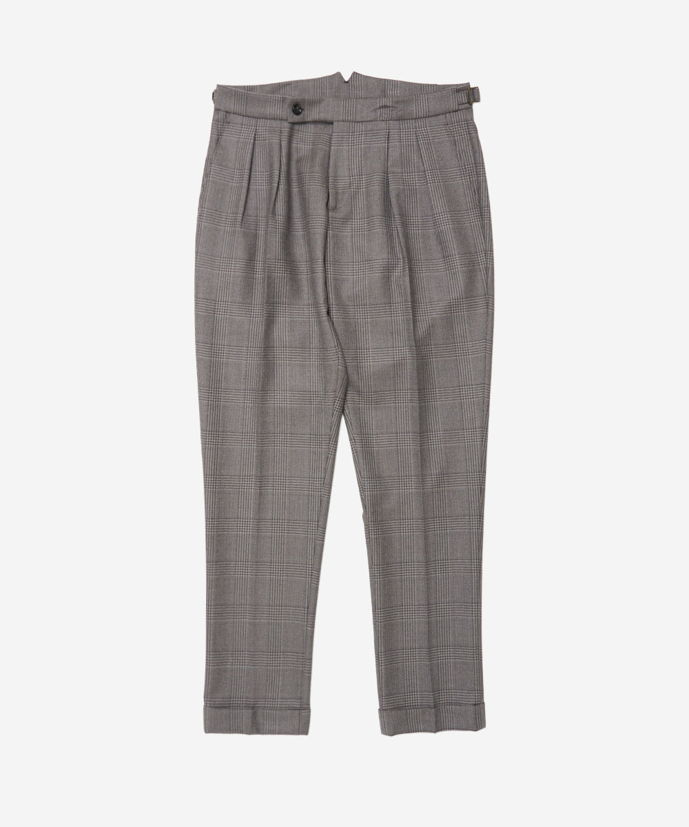 SCOTCH ガンクラブチェック アジャスター付きパンツ CA1435