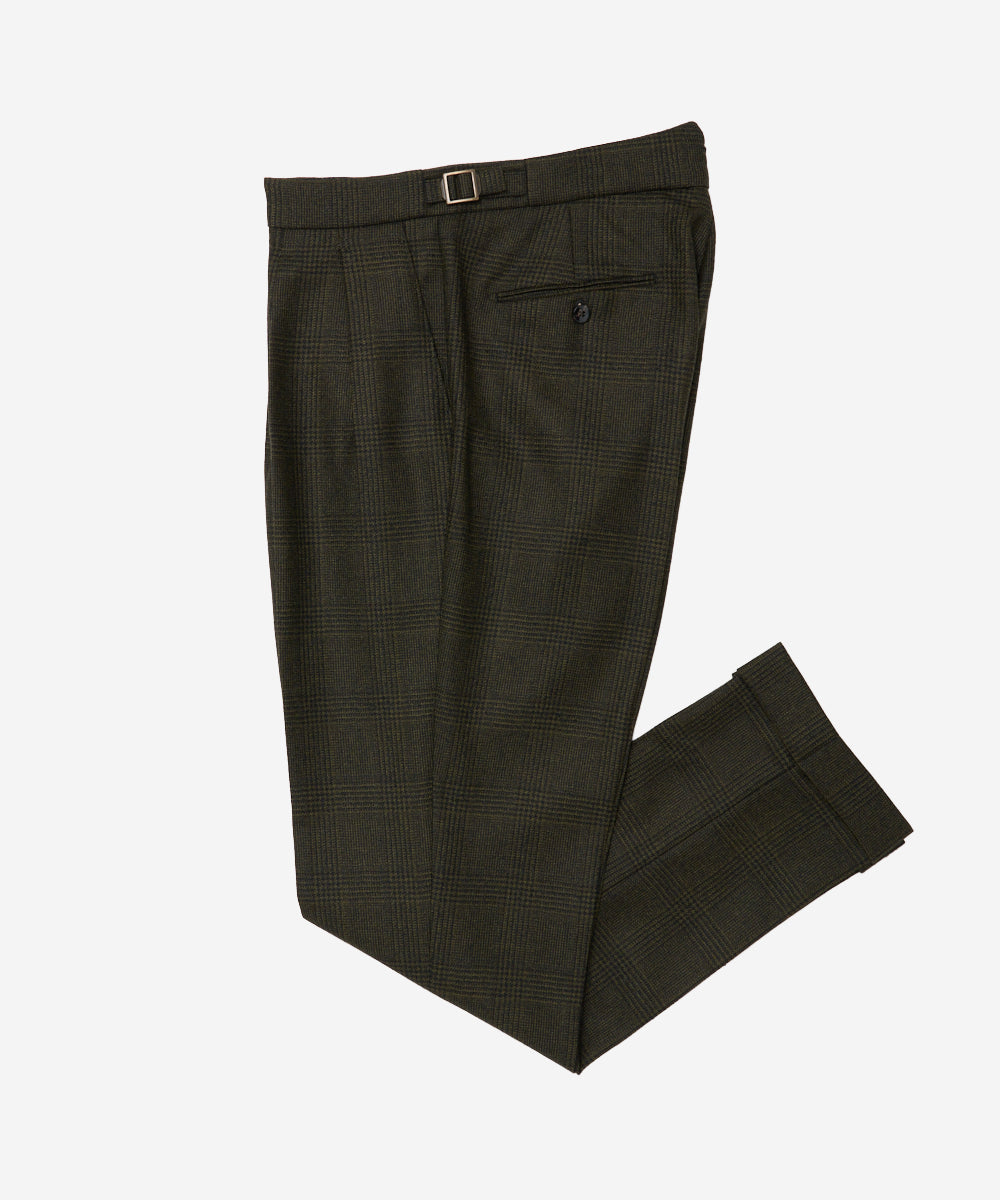 SCOTCH ガンクラブチェック アジャスター付きパンツ CA1435