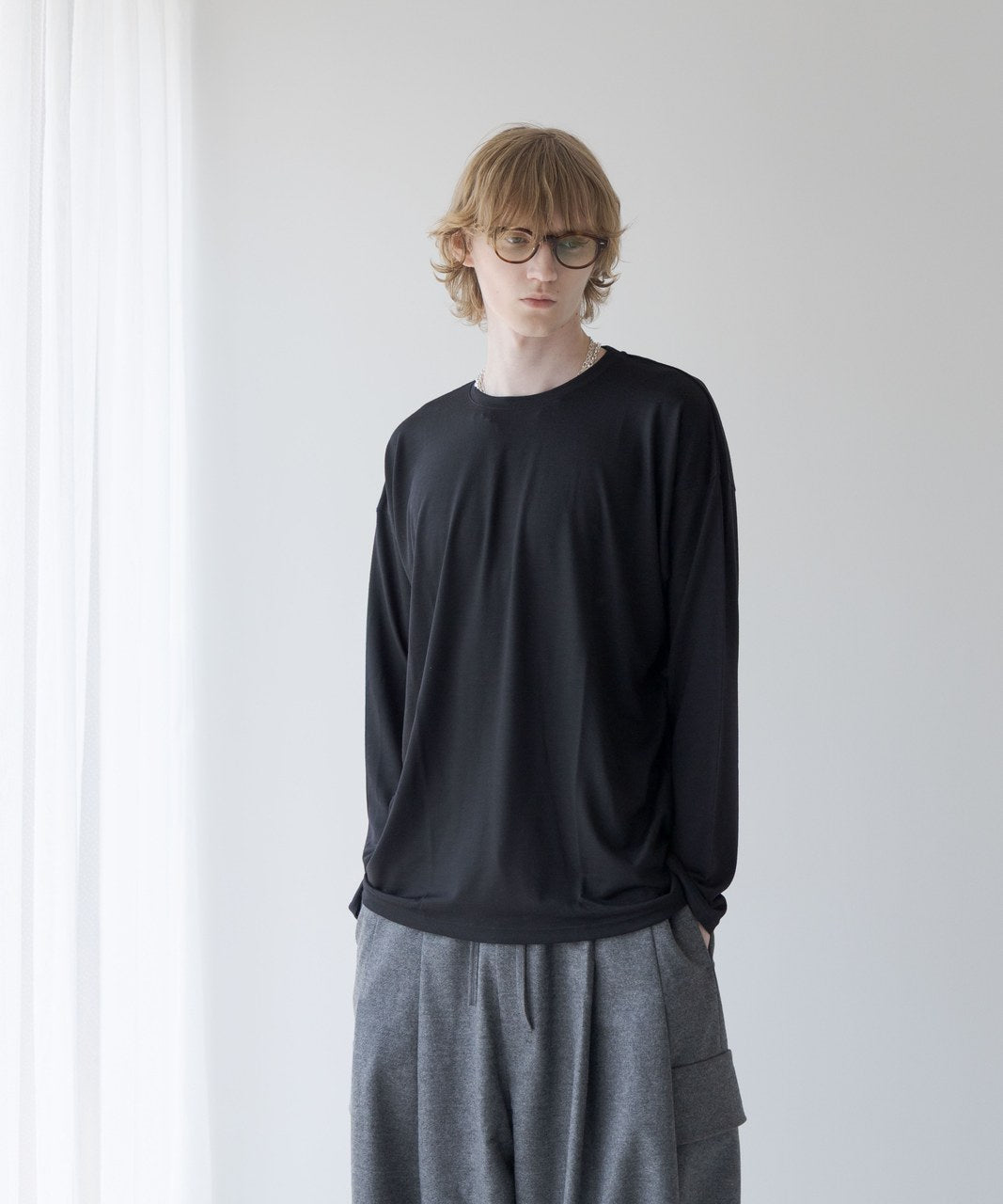エムビー / HIGH-END 尾州WOOL JERSEY CLASSIC FIT CREW