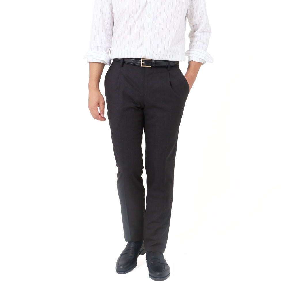ピーティートリノ / テクノウール 1プリーツ パンツ/SLIM FIT/CPVF11Z00CFP VD06