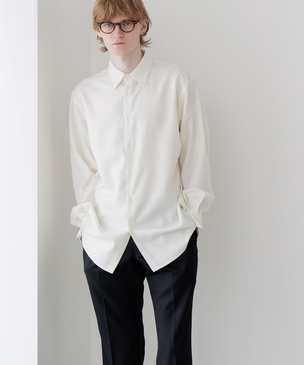 エムビー / ULTIMATE 尾州 FABRIC - PERMANENT WOOL SHIRT