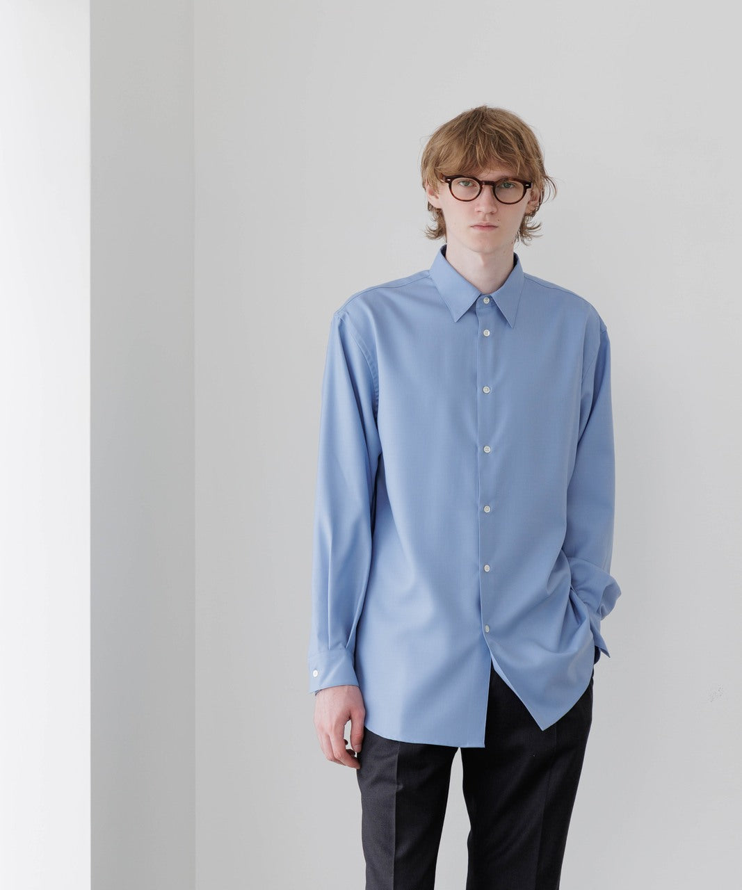 エムビー / ULTIMATE 尾州 FABRIC - PERMANENT WOOL SHIRT