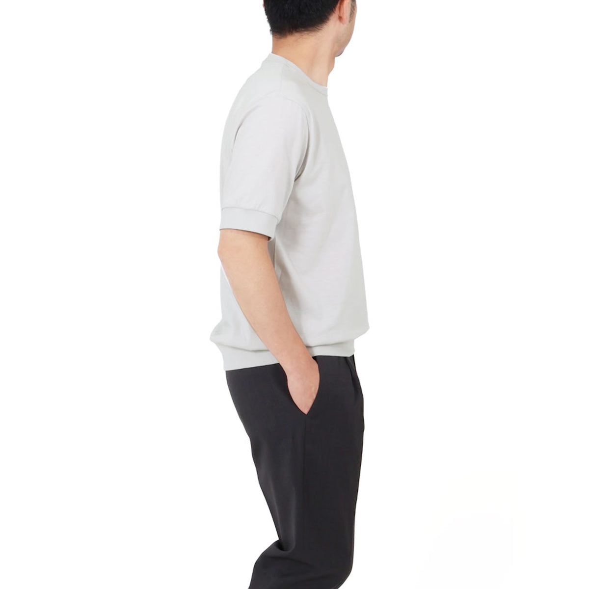 アンティーチポ / スムースコットン クルーネック ショートスリーブ Tシャツ/NEBBIOLO/smooth