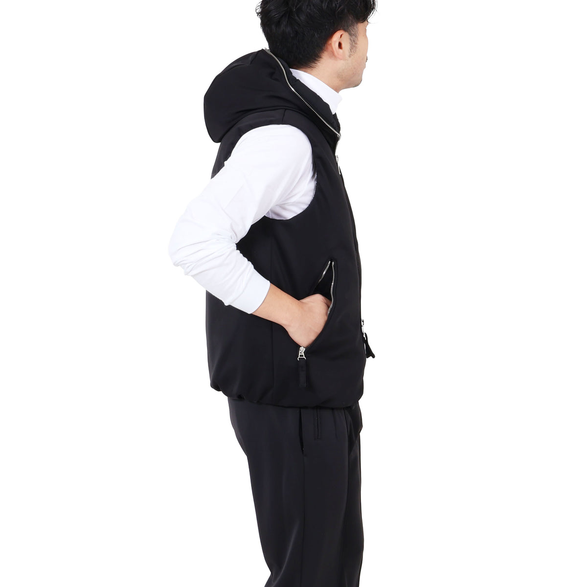 ジャブスアルキヴィオ / 【TOGAGE×DUVETICA】MOCHI JERSEY フーデッド ダウンベスト/ISCHIA 262MC1-10040-00-10640
